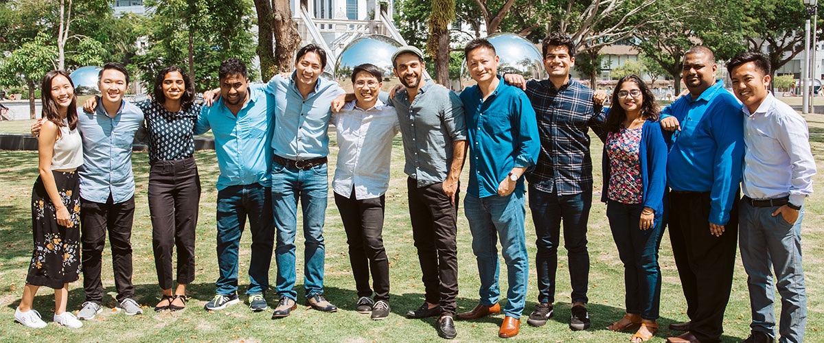 The Plano team in Singapore behind the children's eye health app